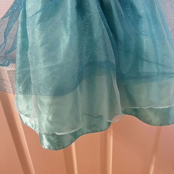 Disney Store Ariel The Little Mermaid Dress Costume Halloween Girls Size 5-6 - Picture 10 of 15